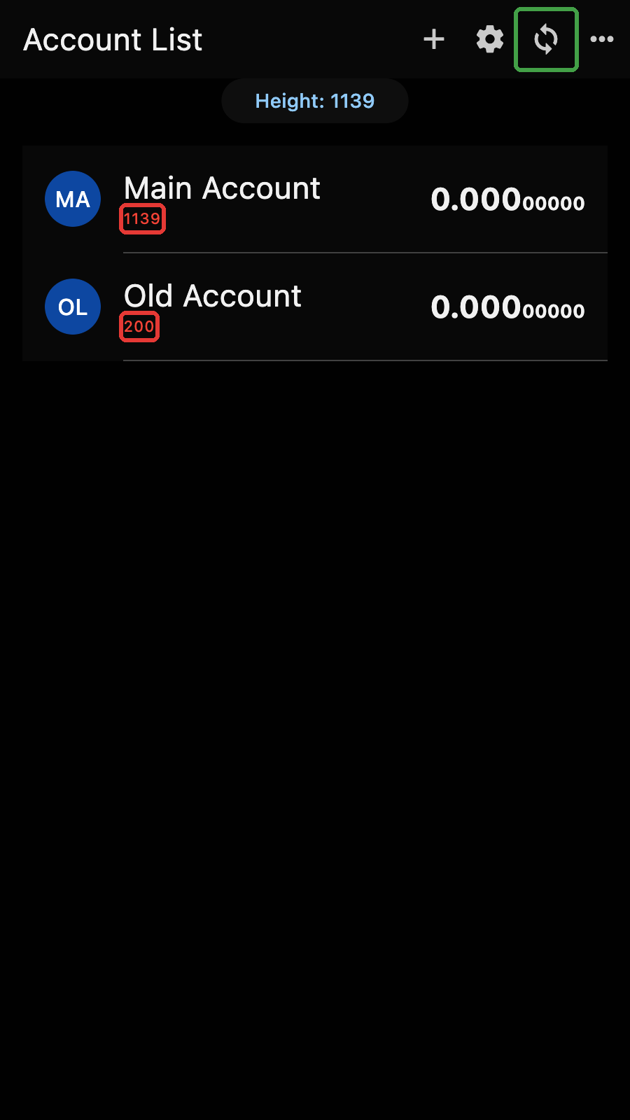 Account List