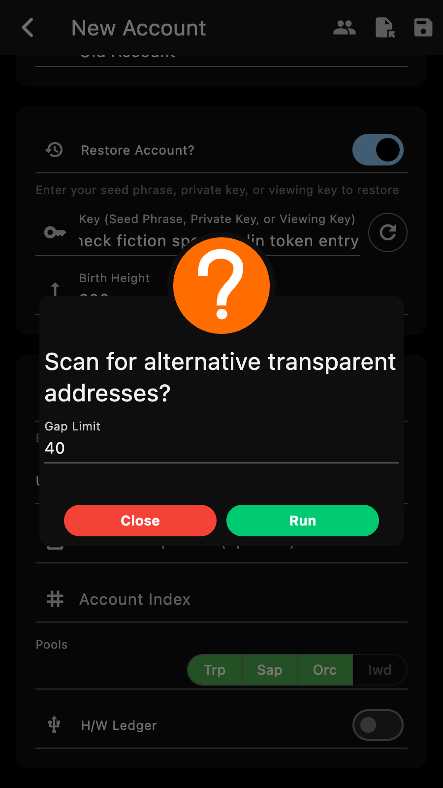 Scan Prompt