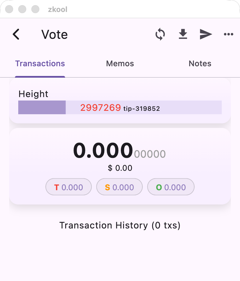 Sync Progress