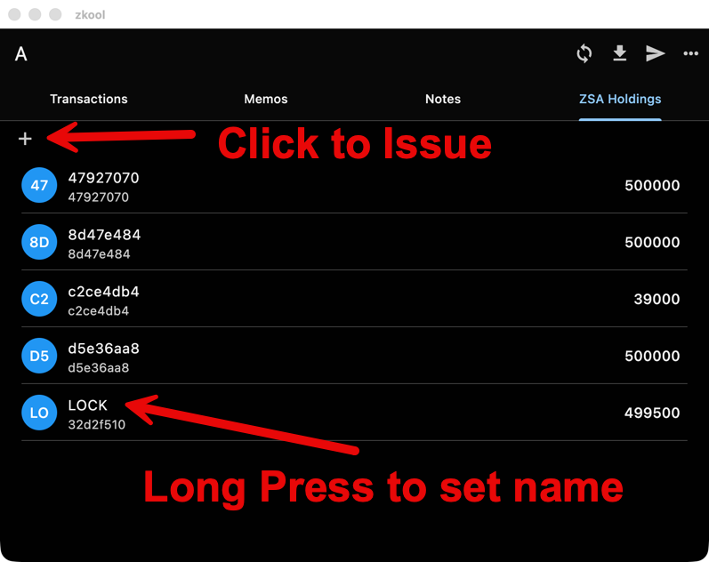 Asset List