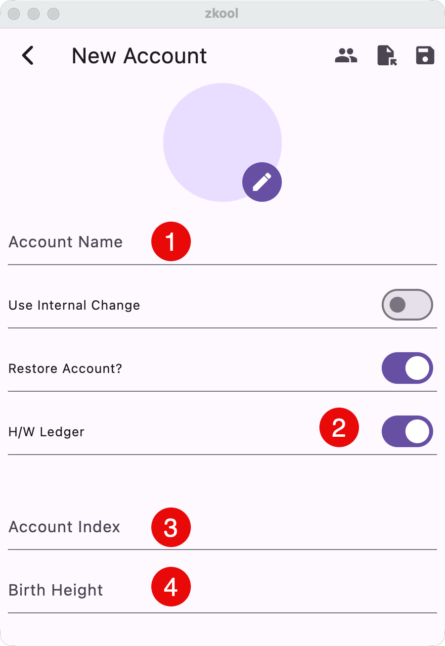 Import Ledger Account