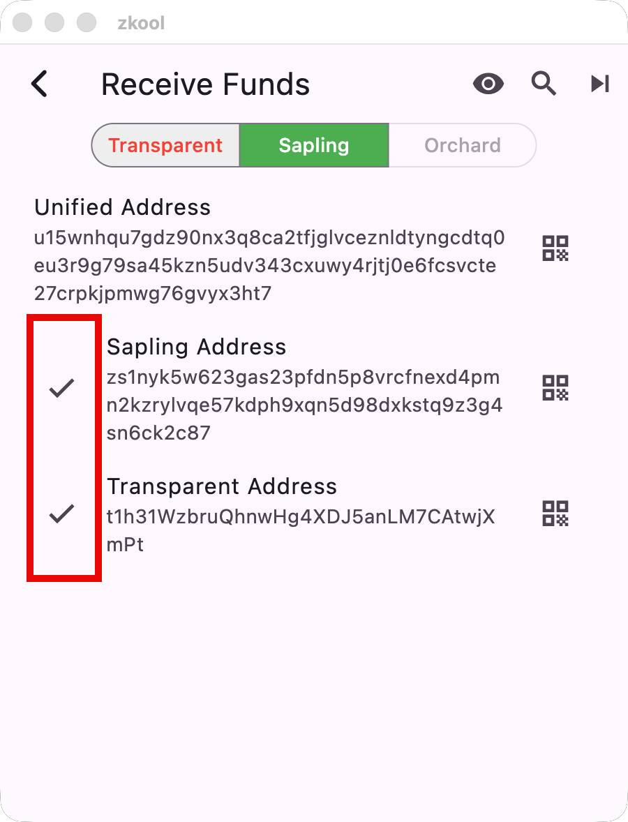 Show address on Ledger